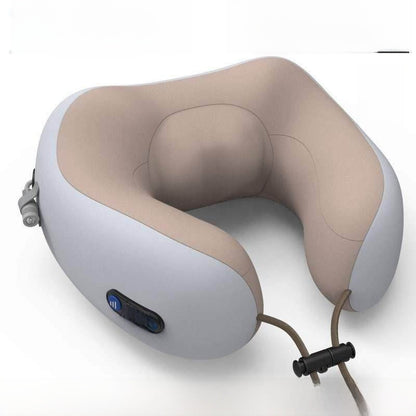 U-shaped pillow massager