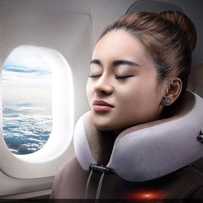 U-shaped pillow massager
