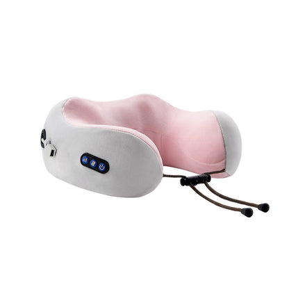 U-shaped pillow massager