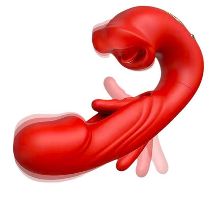 U-Shaped Red Lip Vibrator