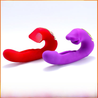 U-Shaped Red Lip Vibrator