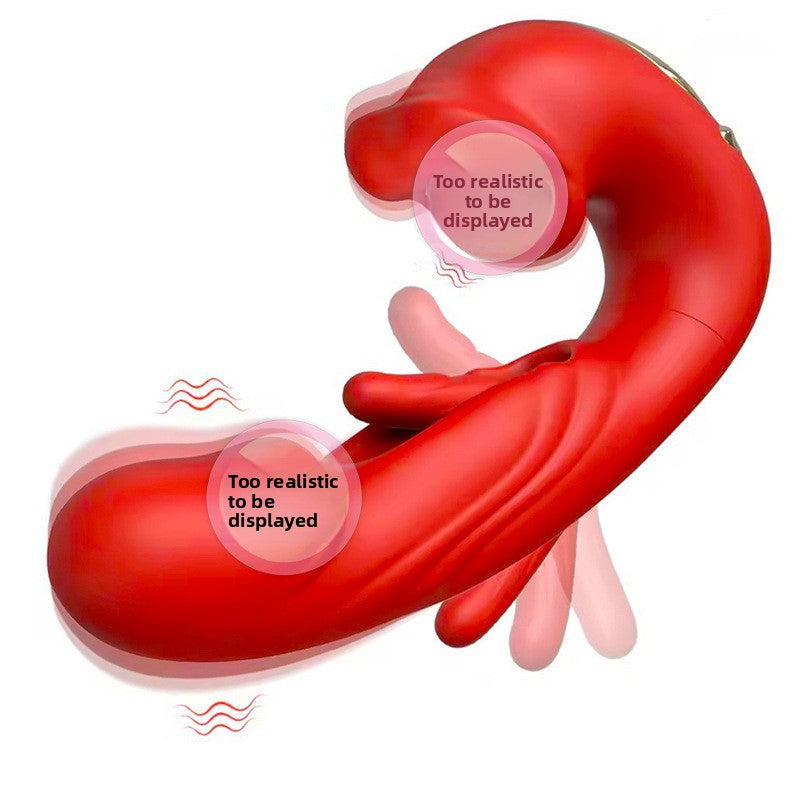 U-Shaped Red Lip Vibrator
