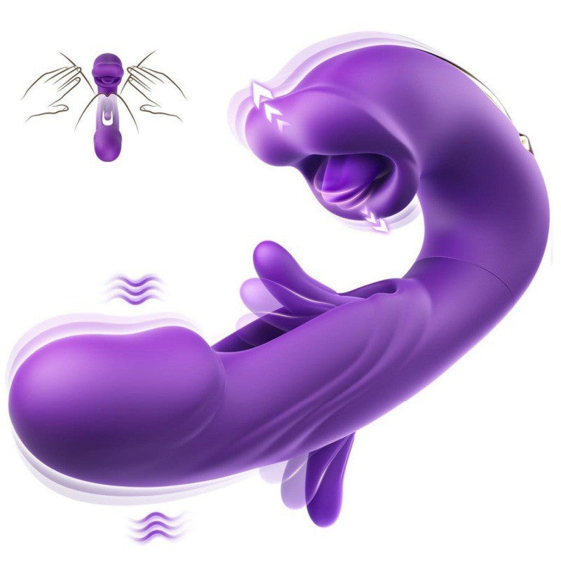 U-Shaped Red Lip Vibrator