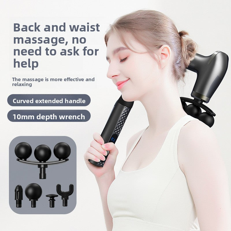 U-Shaped Three-Head Muscle Massage Gun