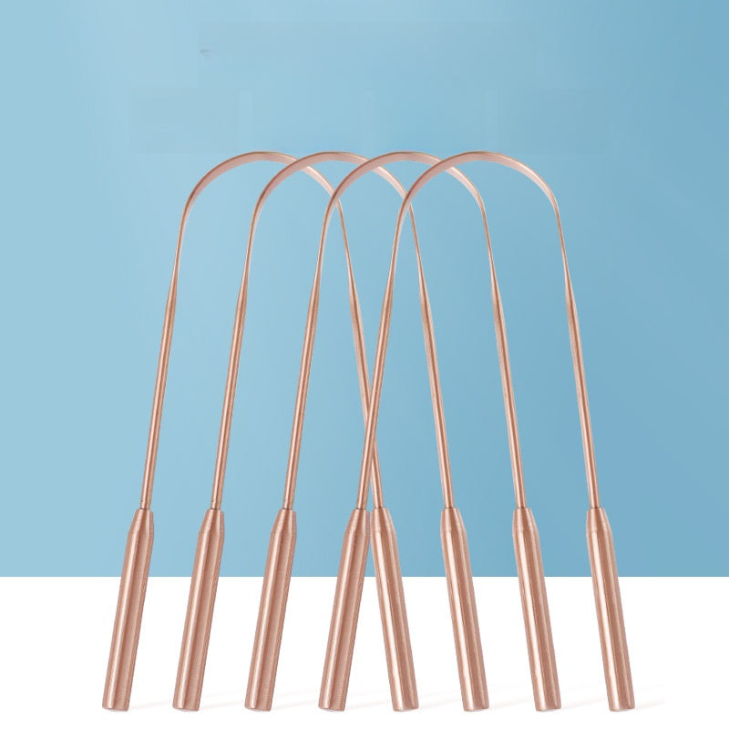 U-shaped tongue scraper