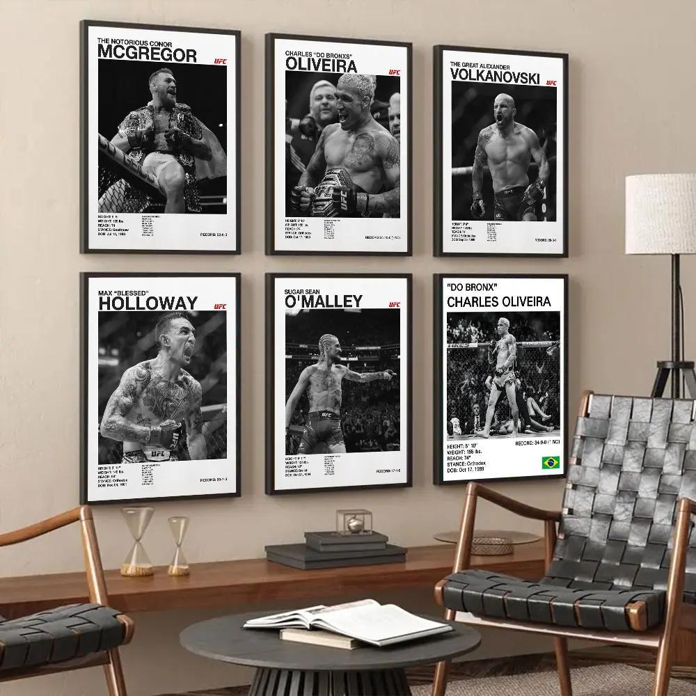 UFC poster of the fighting champion