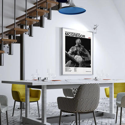 UFC poster of the fighting champion