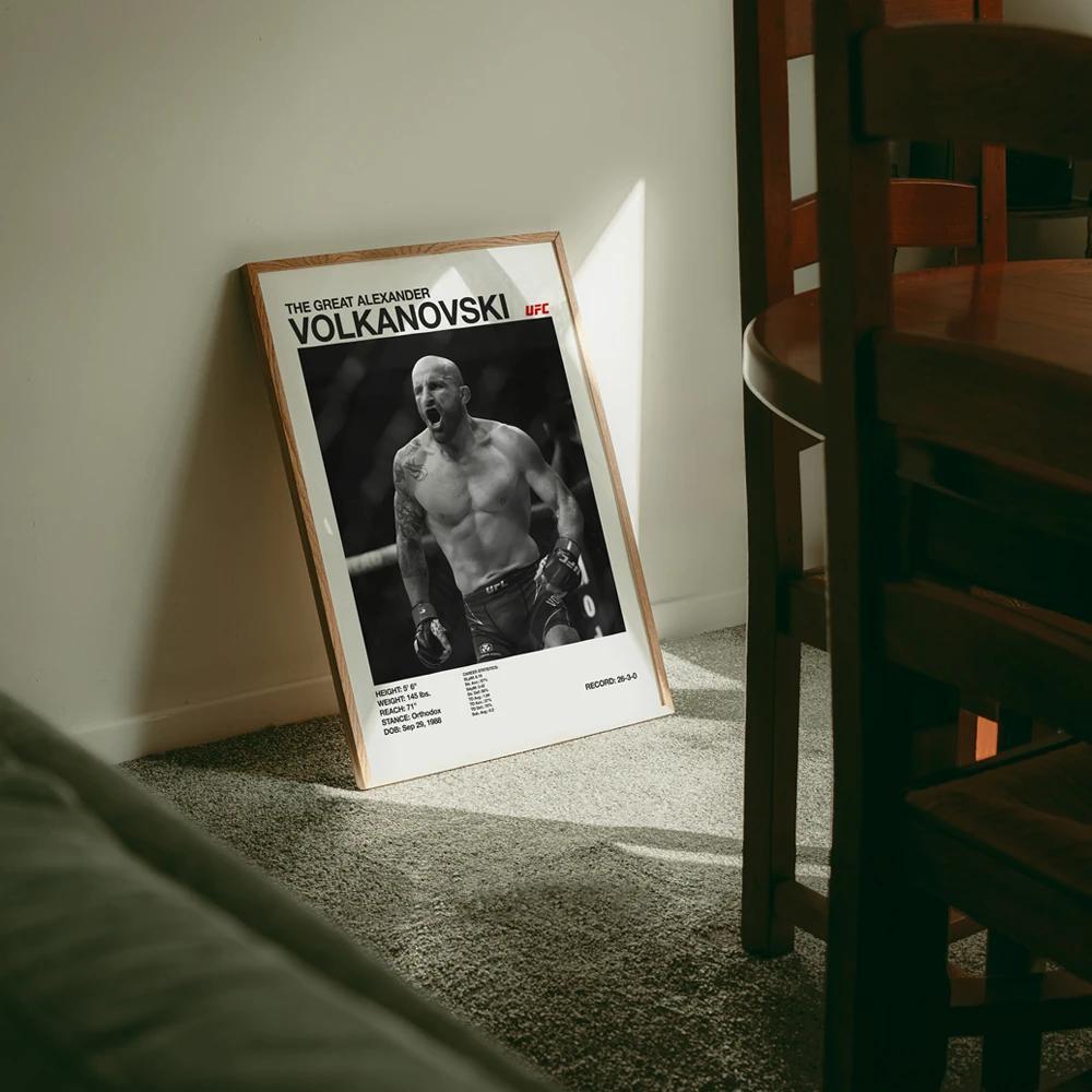 UFC poster of the fighting champion
