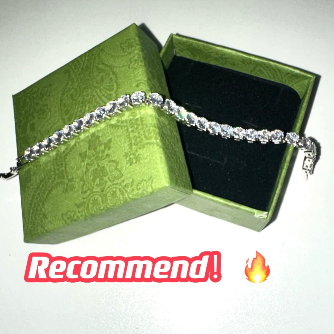 Ultra-bright tennis bracelet, fitness wide-heel sports shoes, women's style