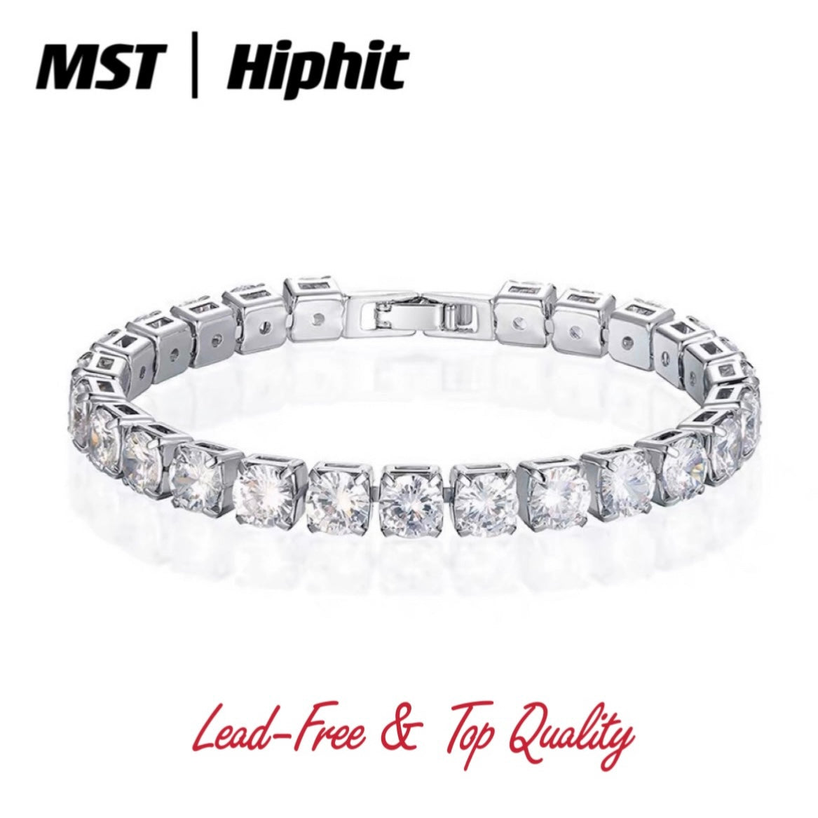 Ultra-bright tennis bracelet, fitness wide-heel sports shoes, women's style
