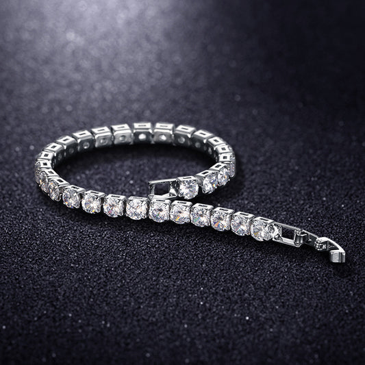 Ultra-bright tennis bracelet, fitness wide-heel sports shoes, women's style