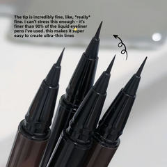 Cool black eyeliner