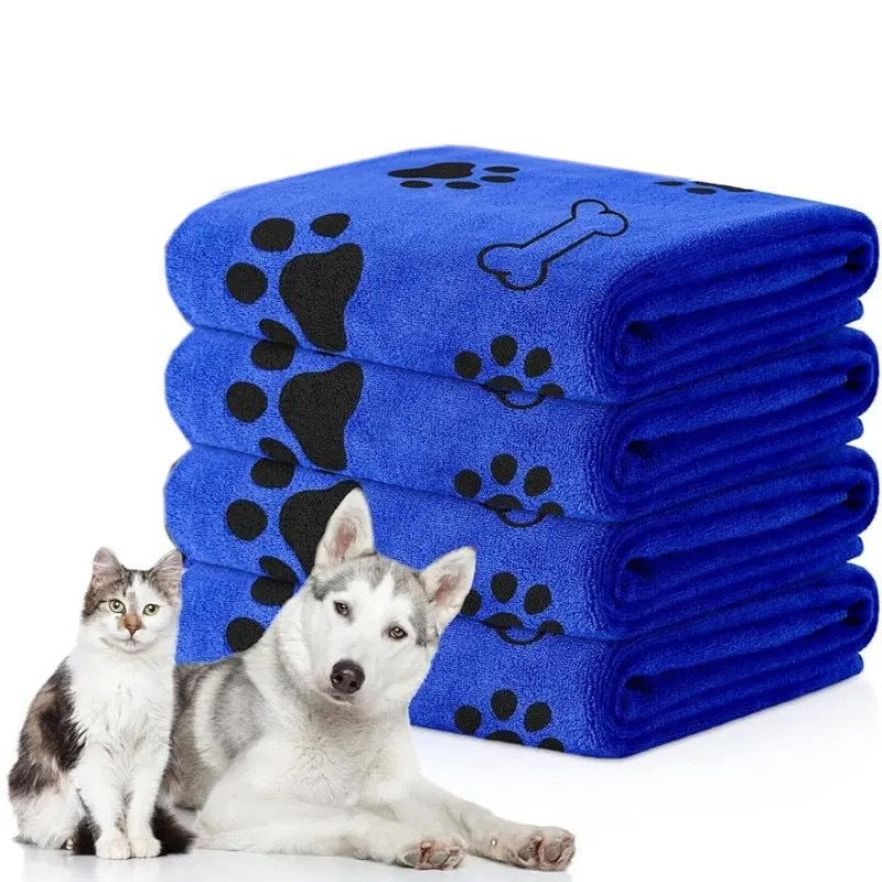 Ultra Fine Fiber Pet Bath Towel Super Absorbent Quick Dry