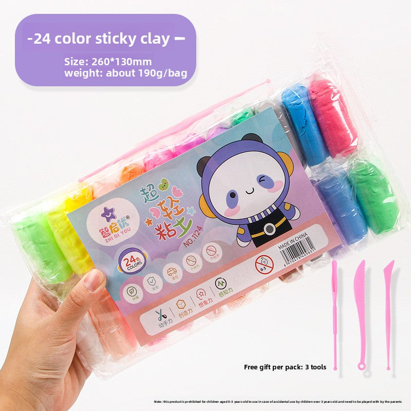 Ultra-light clay plasticine set
