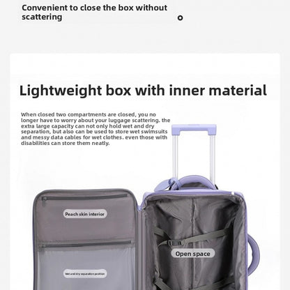 Ultra-light fabric luggage password travel case