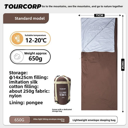 Ultra-Light Summer Sleeping Bag for Outdoor Camping