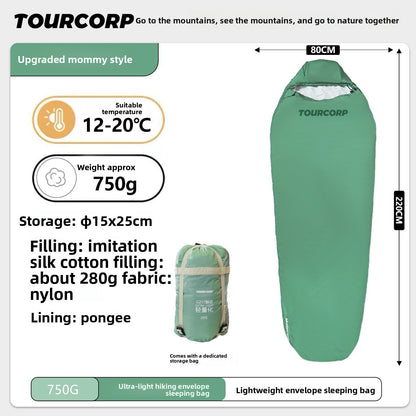 Ultra-Light Summer Sleeping Bag for Outdoor Camping