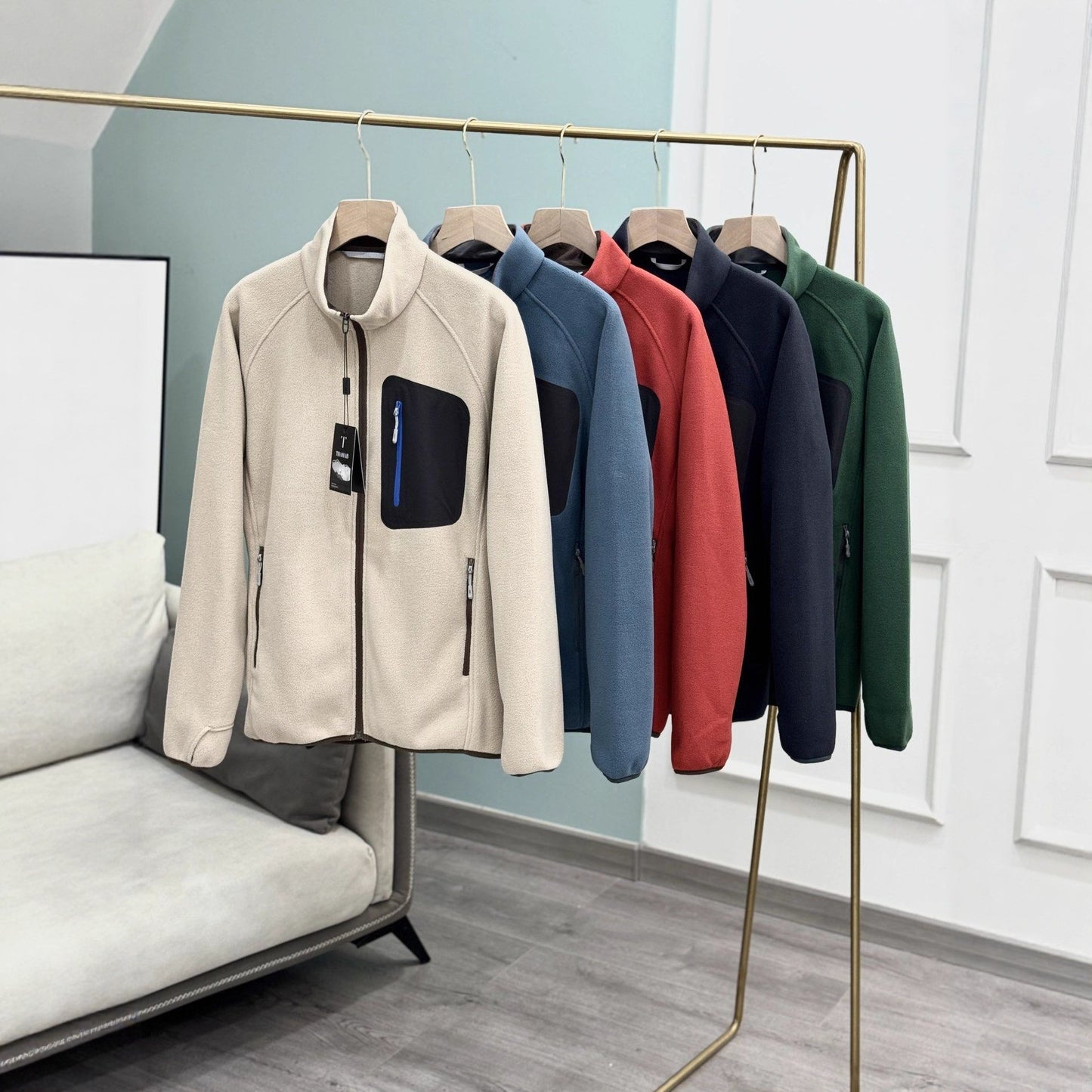 Ultra-Light Warm Fleece Stand Collar Jacket