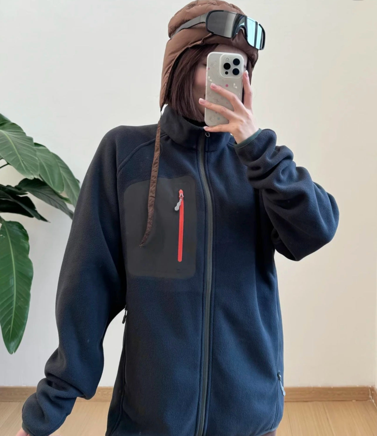 Ultra-Light Warm Fleece Stand Collar Jacket