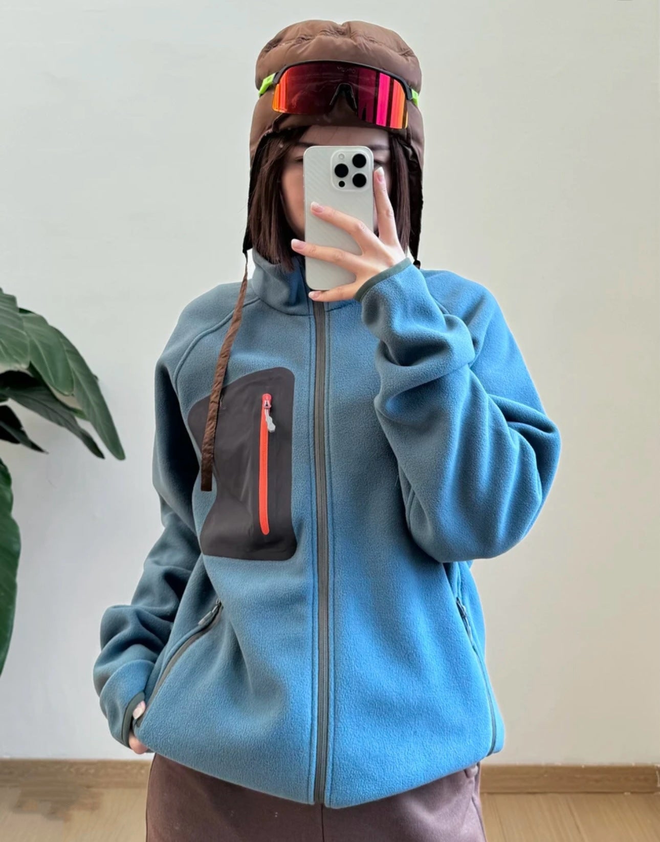 Ultra-Light Warm Fleece Stand Collar Jacket