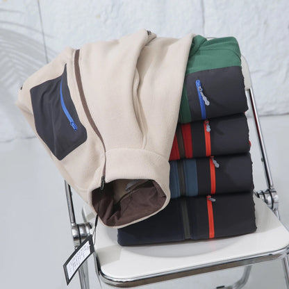Ultra-Light Warm Fleece Stand Collar Jacket