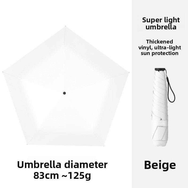 Ultra-lightweight feather umbrella