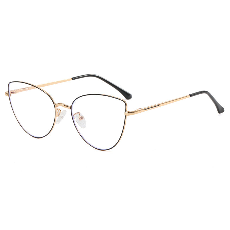 Ultra-lightweight metal thin-rimmed eyeglass frame