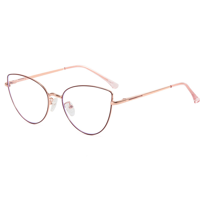 Ultra-lightweight metal thin-rimmed eyeglass frame