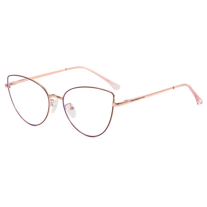 Ultra-lightweight metal thin-rimmed eyeglass frame