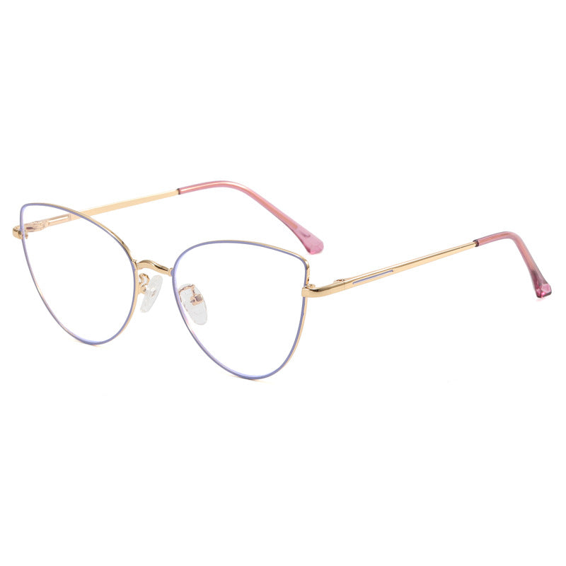 Ultra-lightweight metal thin-rimmed eyeglass frame