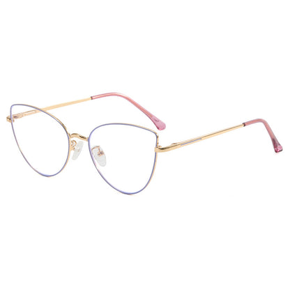 Ultra-lightweight metal thin-rimmed eyeglass frame
