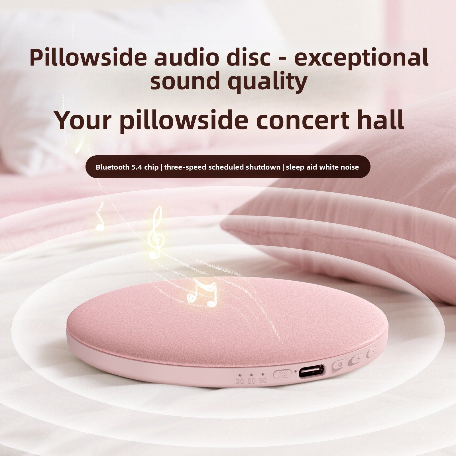 Ultra-Thin Bone Conduction Sleep Sound Machine