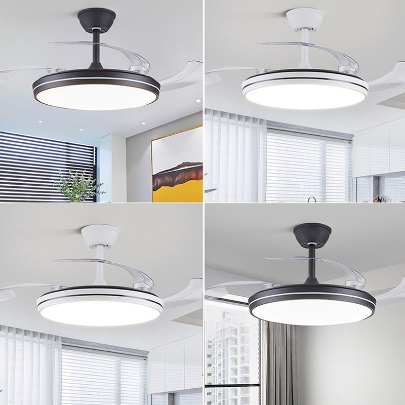 Ultra-Thin Ceiling Fan Light with Remote