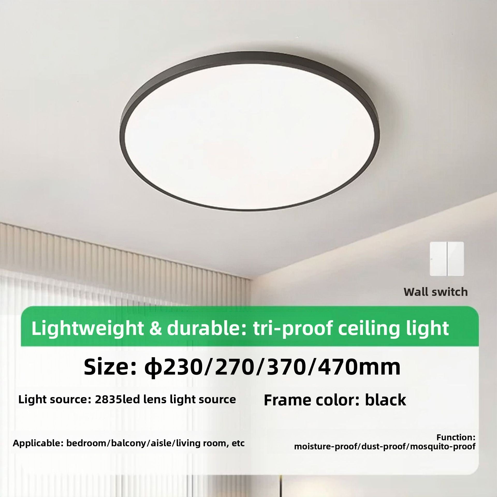 Ultra-thin ceiling lamp