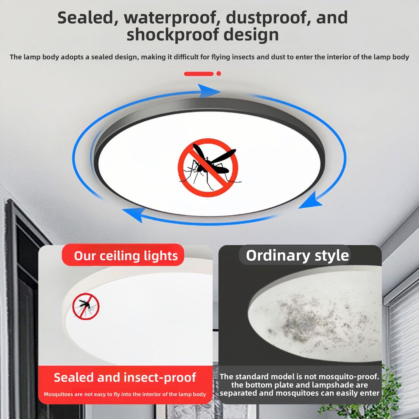 Ultra-thin ceiling lamp