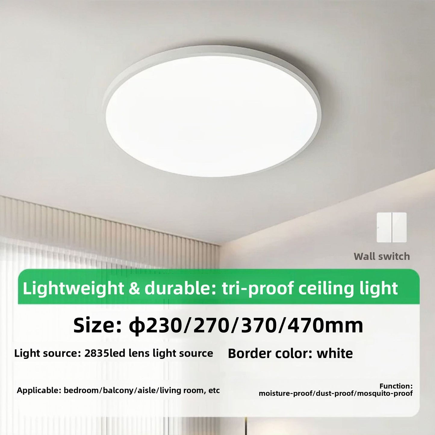 Ultra-thin ceiling lamp