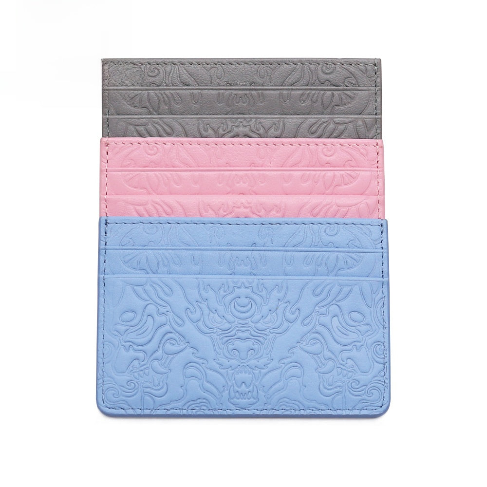 Ultra-thin Genuine Leather Card Case