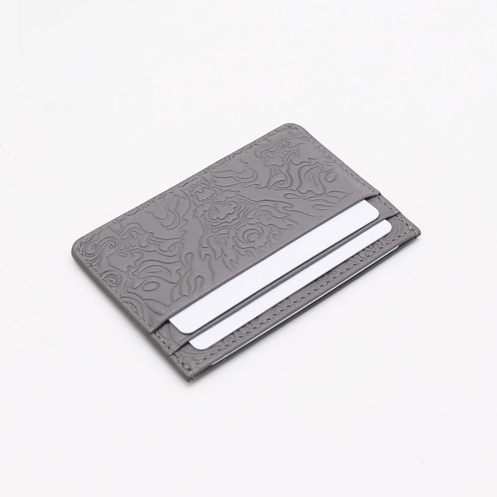 Ultra-thin Genuine Leather Card Case