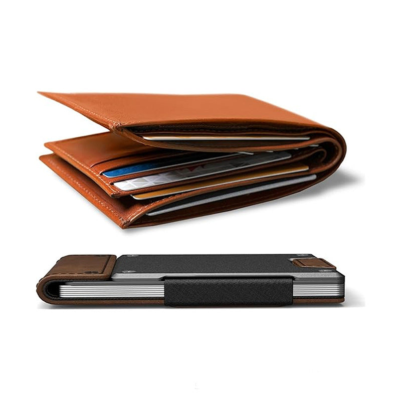 Ultra-Thin Genuine Leather Card Wallet
