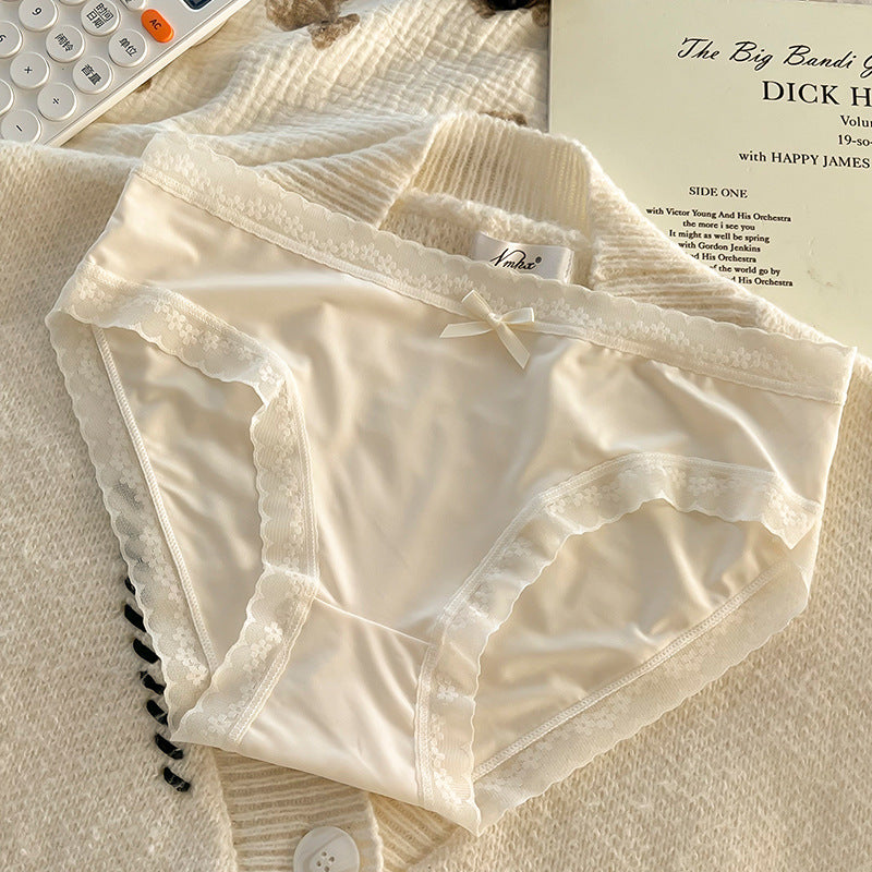 Ultra-thin ice silk traceless women's underwear