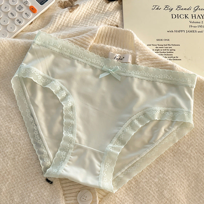Ultra-thin ice silk traceless women's underwear