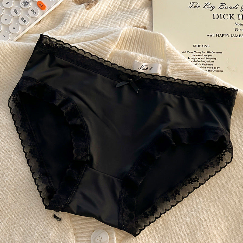 Ultra-thin ice silk traceless women's underwear