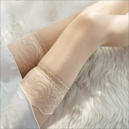 Ultra-Thin Lace Stockings for Women