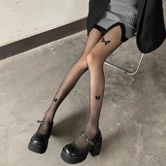 Ultra-Thin Lace Stockings for Women