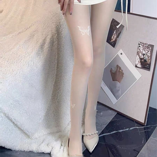 Ultra-Thin Lace Stockings for Women