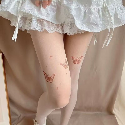 Ultra-Thin Lace Stockings for Women