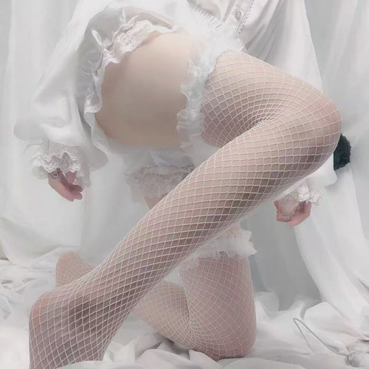 Ultra-Thin Lace Stockings for Women