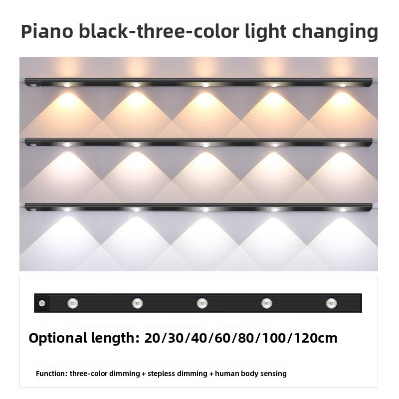Ultra-thin LED intelligent sensor lamp