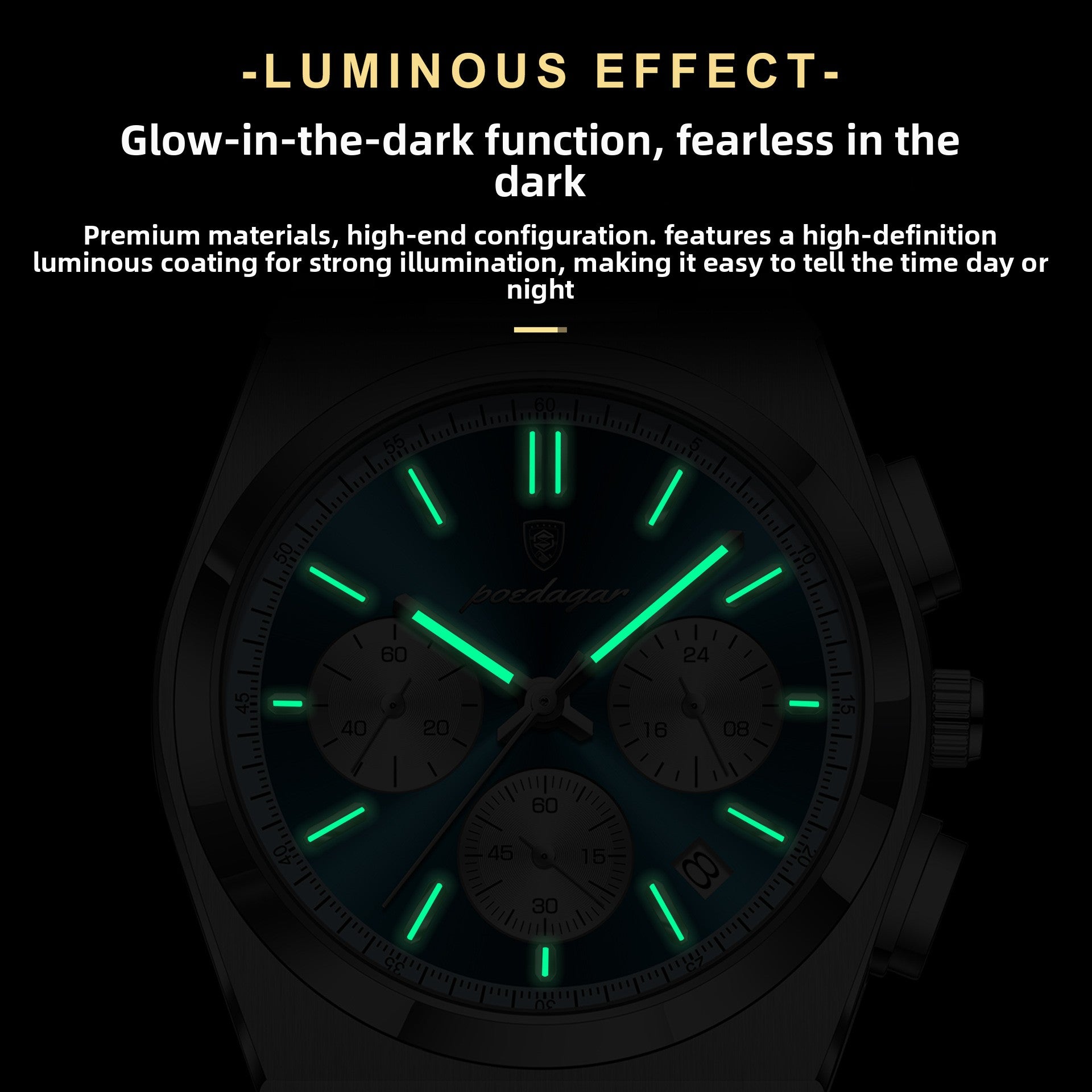Ultra Thin Luminous Mens Watch