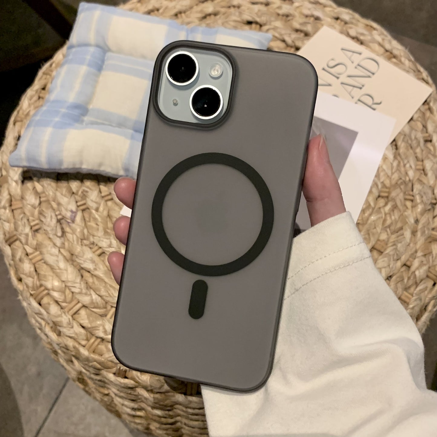 Ultra-Thin Magnetic Frosted Phone Case for iPhone Series